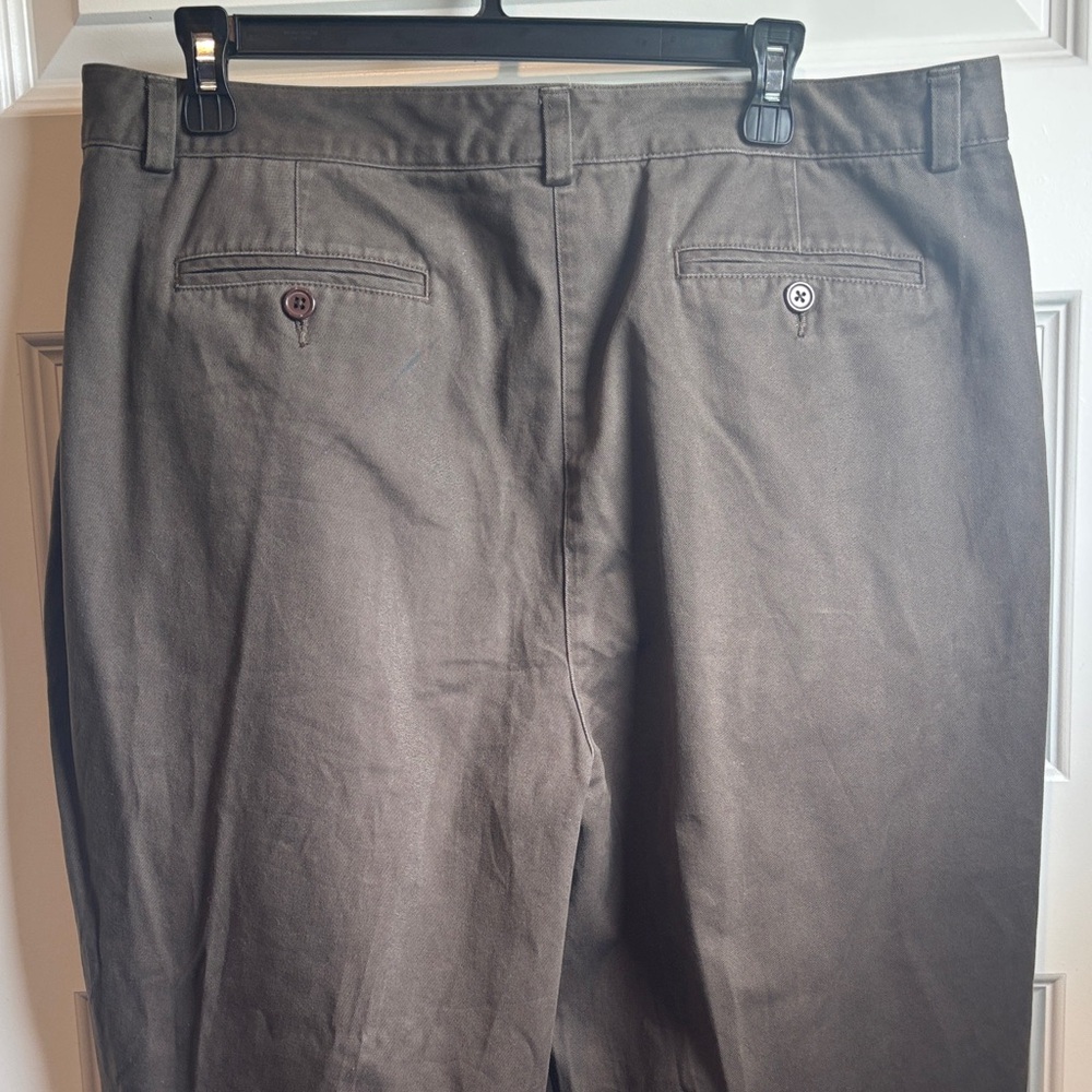 L.L. Bean Women's Straight Leg Pants - Olive - Picture 3 of 6